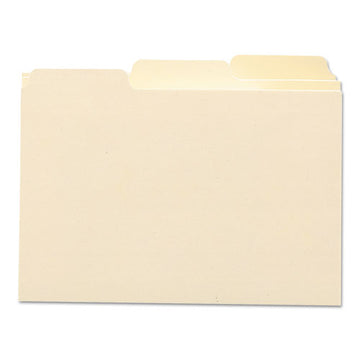 Smead® Manila Card Guides, 1-3-cut Top Tab, Blank, 5 X 8, Manila, 100-box freeshipping - TVN Wholesale